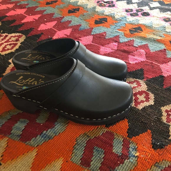 Lotta from Stockholm Shoes - Lotta from Stockholm Low Clogs Black 36